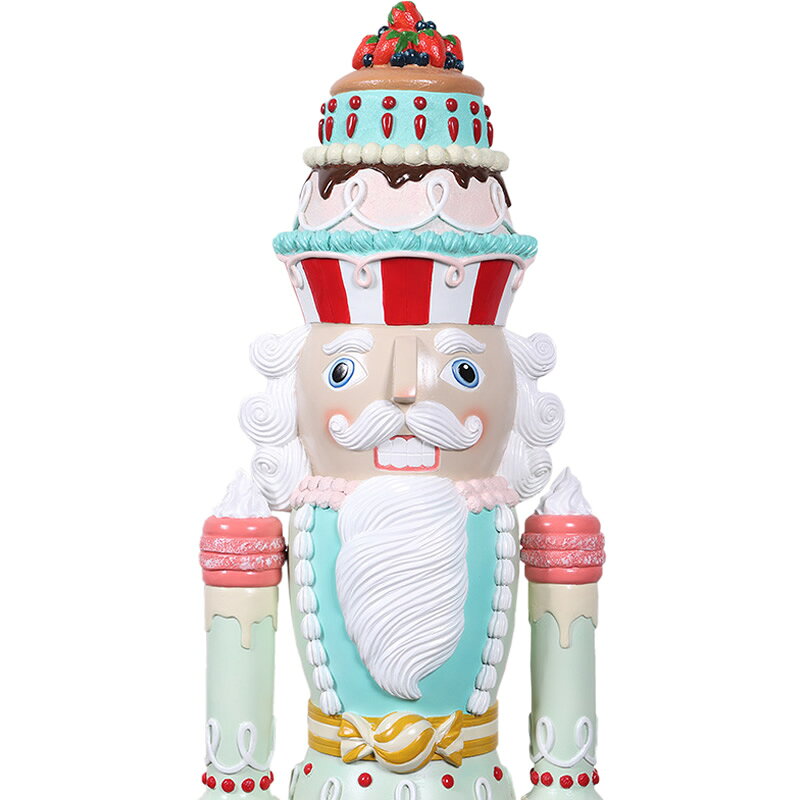 オブジェ クリスマスケーキ くるみ割り人形 123cm インテリア イベント ディスプレイ Nutcracker Candy Cake 4ft. kinchan-10016277 Gracious サンプル画像3
