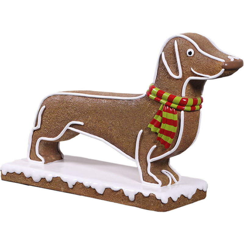 オブジェ ジンジャーブレッド ドッグ インテリア イベント ディスプレイ Gingerbread Dog