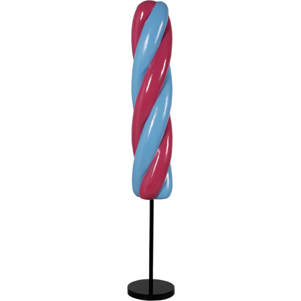 乐天商城 - オブジェ ツイストアイスキャンデー ピンク＆ブルー インテリア イベント ディスプレイ Twist Popsicle