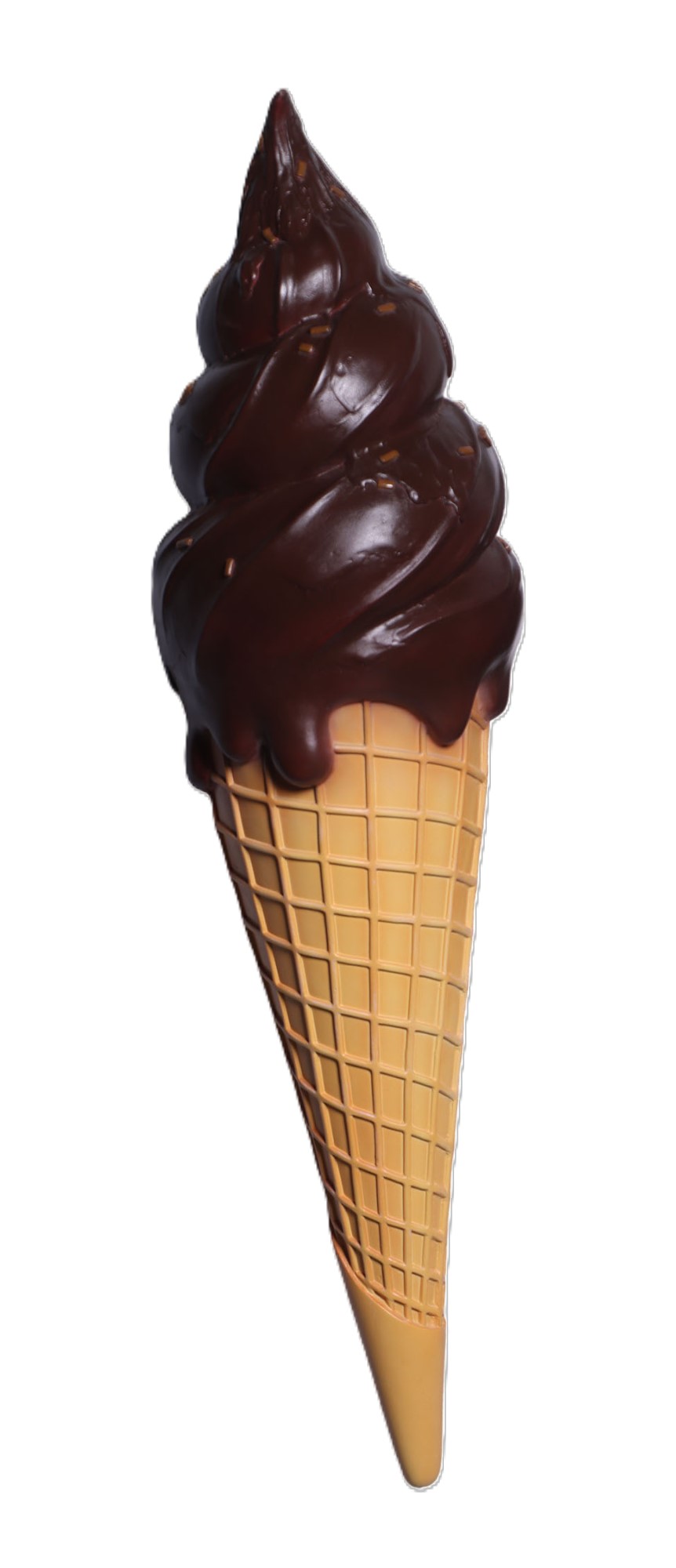 オブジェ 壁掛け ソフトクリーム チョコレート インテリア イベント ディスプレイ Ice cream Twist