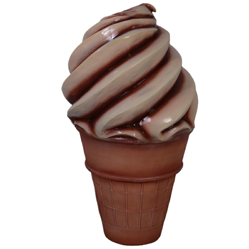 乐天商城 - オブジェ チョココーン ソフトクリーム インテリア イベント ディスプレイ Soft Serve ice Cream Cone Choco