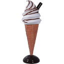 オブジェ 巨大 チョコミックス ソフトクリーム チョコスティック インテリア イベント ディスプレイ Soft Serve Ice Cream