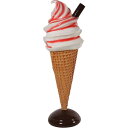 オブジェ 巨大 ストロベリーミックス ソフトクリーム チョコスティック インテリア イベント ディスプレイ Soft Serve Ice Cream
