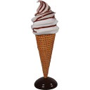 オブジェ 巨大 チョコ ソフトクリーム インテリア イベント ディスプレイ Soft Serve Ice Cream