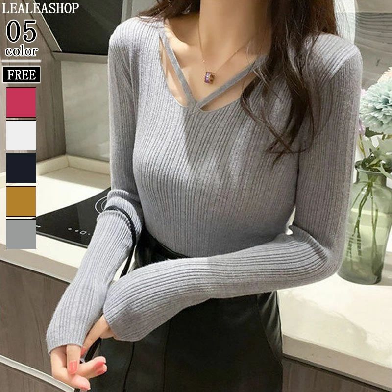 セーター ニットセーター フィット 長袖ニット 長袖 暖かい チクチクしない オフィス オフィスカジュアル 秋冬 春 プルオーバー