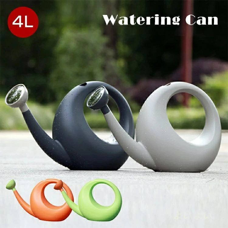 大容量 4L トンボじょうろ 軽い 可愛い 使いやすい 軽量 北欧 水やり 観葉植物 如雨露 屋外 屋内 家庭..