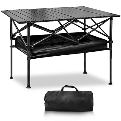 Other - キャンプテーブル 折りたたみテーブル 高さ調整可能 耐荷重80kg アウトドアアウトドアテーブル キャンプ用 軽量