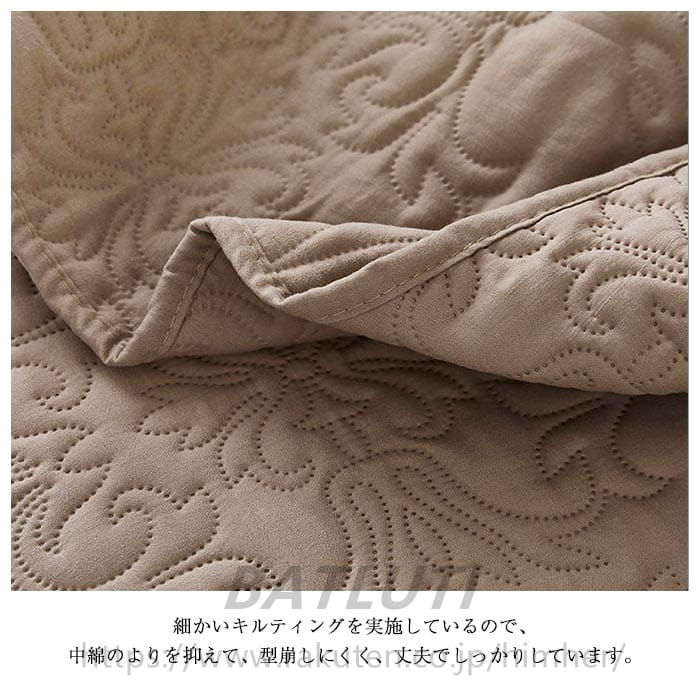 Kind Pickのベッドカバー 単品 キルティング マルチカバー ベッドキルト ベッドスプレッド ブランケット 高級カバー おしゃれ ソファーカバー｜アングル2
