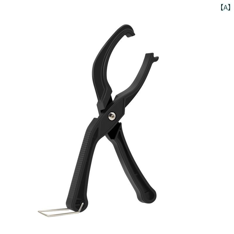 Kind Pickの自転車工具 MTB ロードバイク クロスバイク タイヤ交換ツール タイヤレバー クランプ プライヤー ビードジャック ブルー ブラック パンク修理｜アングル3