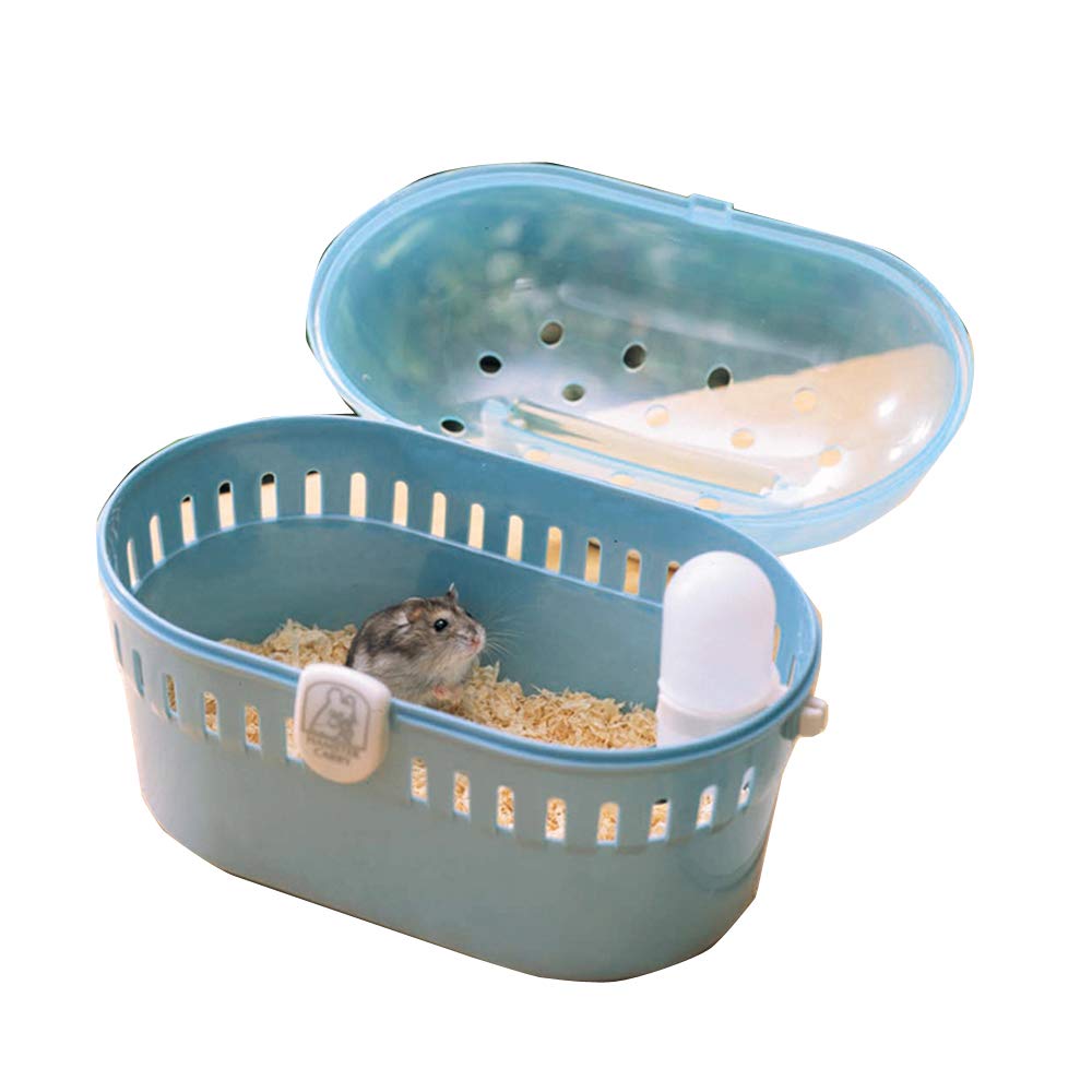Rakuten - ペット用品 小動物 ハムスター おでかけキャリー 持ち運びポーチ ヘッジホッグ チンチラ 栗鼠 小型動物 ウォーターボトル付き ペット リス
