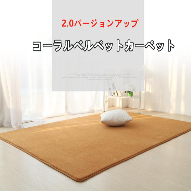 ラグ 洗える80×160cm ラグマット 滑り止め付 西海岸 サンゴの毛絨毯 マット ラグカーペット北欧 カーペット おしゃれオールシーズン可 スポンジの層が厚さを増す 無地の色 洗えるラグ kind-pick-10118047 Kind Pick パッケージ画像