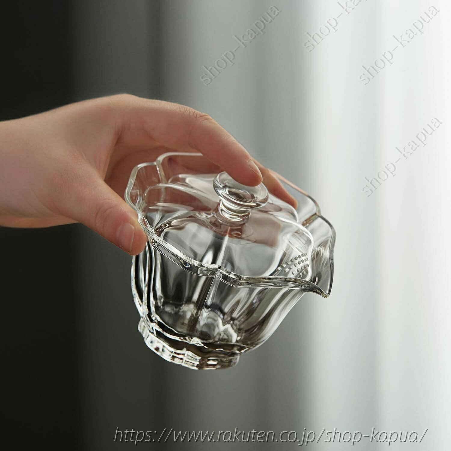 緑 茶こし一体型蓋付き 一人用 蓋付き湯呑み ティーポット 蓋碗 焼酎サーバー 耐熱...