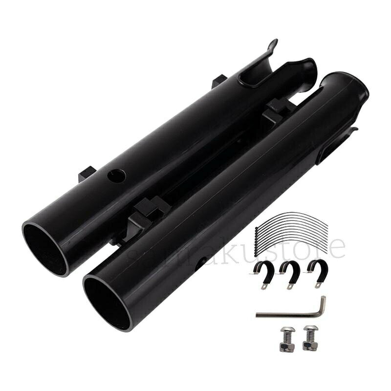 商品紹介【商品名】2チューブ 自転車用 釣り竿ホルダー ロッドホルダー 自転車取付タイプ 釣り竿固定用 ロッド2本同時保持 安定走行サポート 振動軽減 取り付け簡単 フィッシングアクセサリー ロッドラック 収納用品【用途】自転車で釣り場へ移動する際に、釣り竿を安定して固定・運搬するための自転車用ロッドホルダーです。通勤・通学途中の釣行や、近場の釣り場への移動に適しています。【対応】自転車・マウンテンバイクのバックフォーク部分に取り付け可能。ライトタックルロッドからヘビータックルロッド、キャスティングロッド、フライロッドまで幅広く対応します。【材質】高品質素材使用(耐久性のある構造、滑らかな表面仕上げ)【特徴】2本の釣り竿を同時に保持できる2チューブ構造。異なる向きに設計されたロッドホルダーとスロット付き差し込み口により、走行中のロッドのねじれや回転を抑制します。滑らかな表面が釣り竿の擦れや摩耗を軽減し、安定した運搬をサポートします。【サイズ】全長 約305mm【セット内容】釣り竿ホルダー一式(取付用クランプ・取付工具含む)【使用上の注意】手作業による測定のため、サイズに若干の誤差が生じる場合があります。モニター環境により、実際の色味と異なる場合があります。釣り竿ホルダー 2チューブ 自転車用 ゴルフ クラブ クラブ用パーツ その他 豊富