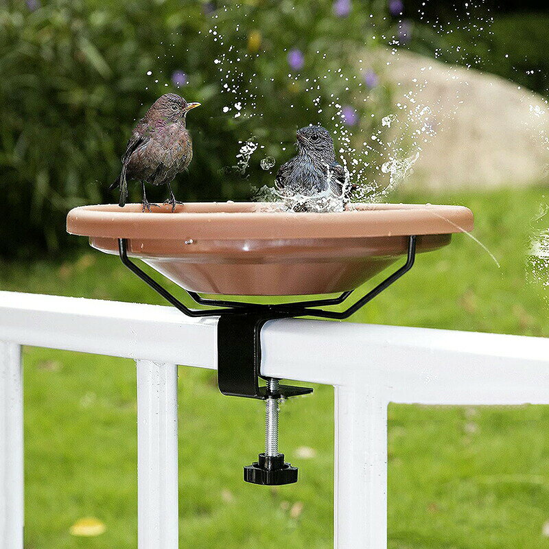 Kind Pickのバードフィーダー バードバス 鳥 エサ台 水浴び 鳥餌台 野鳥 餌台 インコ 屋外 自宅 庭 野鳥観察 安定 水 餌供給可能 バルコニー 設置しやすい プレゼント ギフト 贈り物｜アングル3