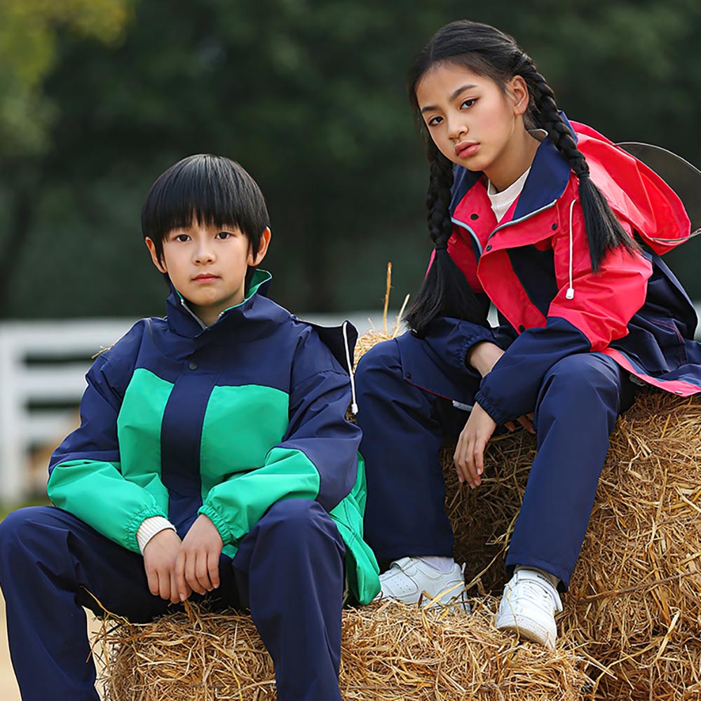 上下 キッズ 子供 レインウェア ジュニア ランドセル対応 セパレート カッパ レイ...