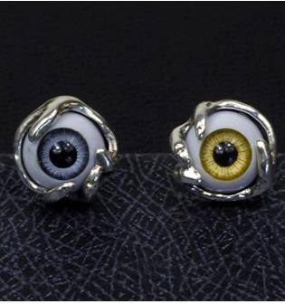 ピアス ブルーアイ 目玉 シルバー イ ジュエリー アクセサリー 早い者勝ち A:悪魔。青い目の独身者 B:悪魔。緑色の目をした独身者 C:悪魔。イエローアイシングル D:悪魔。グレーアイシングル E:天使。緑色の目をした独身者 F:天使。イエローアイシングル G:天使。グレーアイシングル