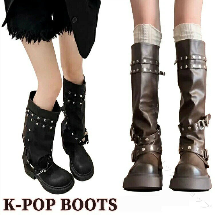 .ダンスシューズ ブーツ K-POP ブーツ 編み上げ ロングブーツ 厚底 ローヒール 太いヒール 黒 茶色 ジップ 滑らない 疲れない 美脚 大人 レディース 長靴 ダンス 靴 チアダンス ジャズダンス ヒップホップ 韓国 アイドル ブーツ。ダンス 靴 として 使いやすく、チアダンス ジャズダンス ヒップホップ 韓国 アイドル スタイル にも 合う 編み上げ ロングブーツ です。。指定された配送時間は承っておりません。【】ダンスシューズ ブーツ K-POP 編 レディース靴 ブーツ ムートンブーツ 続々入荷中 ブラック ブラウン 35(22.5cm) 36(23.0cm) 37(23.5cm) 38(24.0cm) 39(24.5cm) 40(25.0cm)