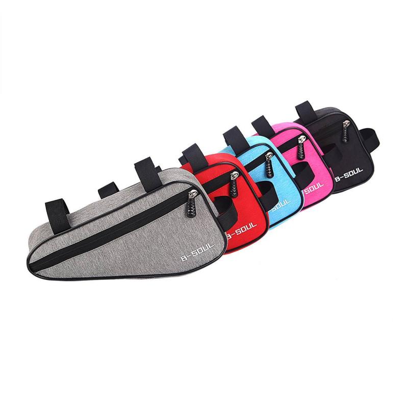 トライアングル型バッグ サイクルバッグ A:レッド.YA409 B:ブルー.YA409 C:ブラック.YA409 D:グレー.YA409 E:ピンク.YA409