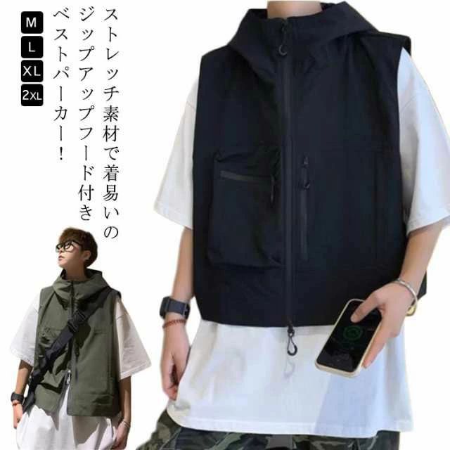 ド付きベスト ミリタリーベスト お釣りベスト メッシュ フィッシングジャケット カジュアル 作業服 登..