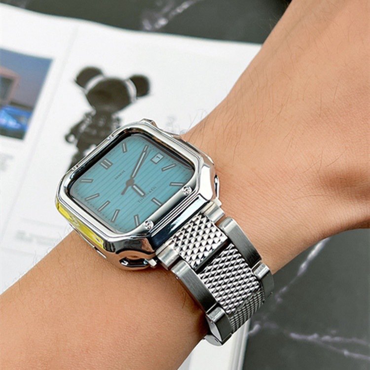 アップルウォッチ バンド ステンレス セット Apple watch series 8 7 6 5 4 3 2 1 ベルト 41mm 45mm 44mm 40mm 38mm 42mm apple