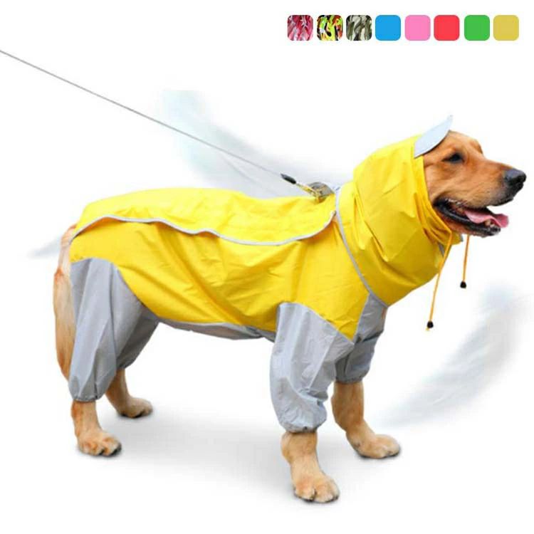 かわいい 雨具 撥水 レインウェア レインコート フルカバー 大型犬 中型犬 防水 動きやすい アウトドア..