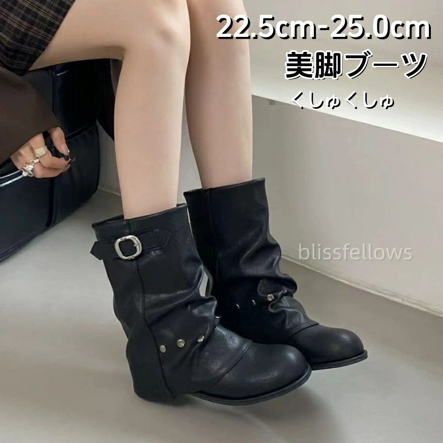 送料無料 ロングブーツ レディース ローヒール スクエアトゥ 痛くない 歩きやすい 柔らかい 疲れない ..