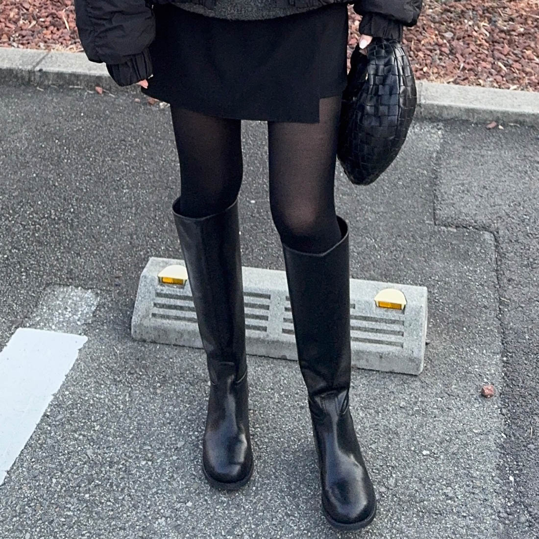 Rive 本革ロングブーツ