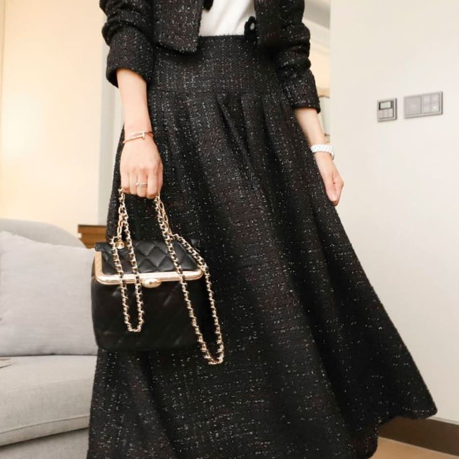 スーツ フォーマル ツイードショートジャケットフレアスカート レディース 結婚式 二次会 参観日 卒業式 入学式 卒園式 入園式