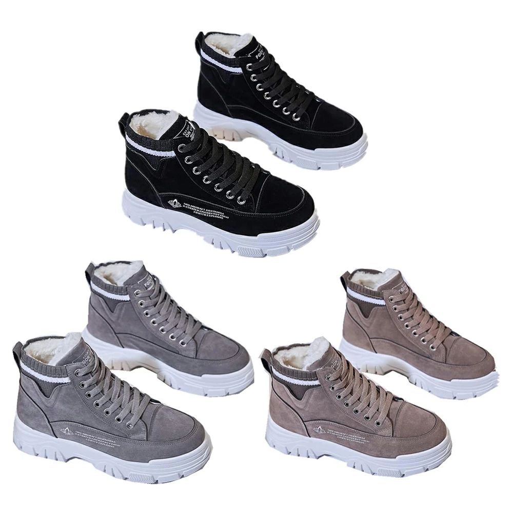 雪用ブーツ レディース 冬用ブーツ 防寒ブーツ 防水 防滑 保温スノーシューズ 裏起毛 トレッキングシュ..