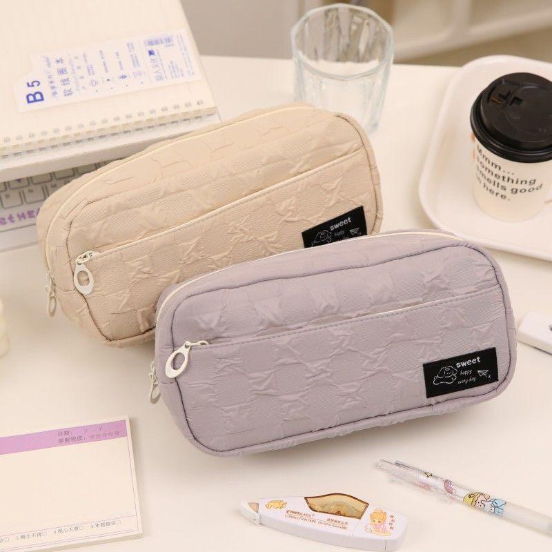 ペンケース かわいい 高校生 大学生 小学生 大容量 おしゃれ ペンポーチ 筆記用具 筆箱 筆入れ 化粧ポ..