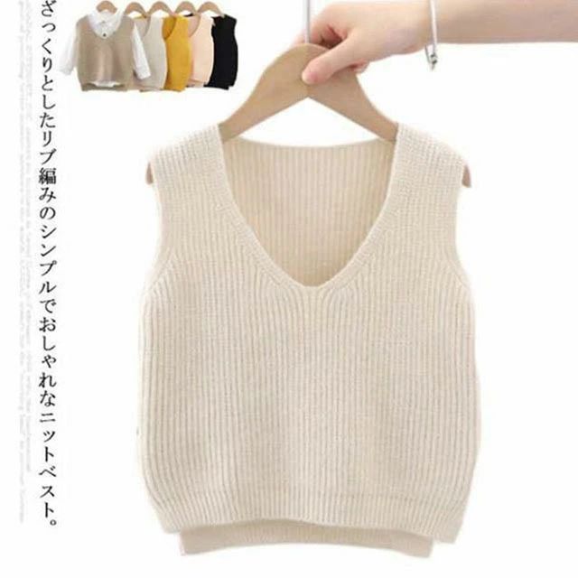 ベスト 子供服 キッズ ニットベスト 女の子 男の子 ベビー服 秋冬 トップス Vネック 無地 シンプル おしゃれ ガールズ ボーイズ