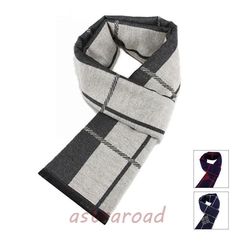 秋冬　マフラー メンズ ストール 冬物 暖かい 男性用マフラー 合わせやすい イギリス風 ビジネス カジ..