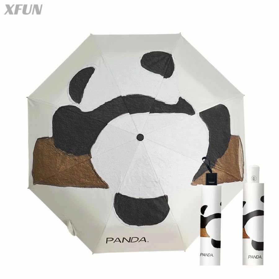 2025新登場／折りたたみ傘パンダ...