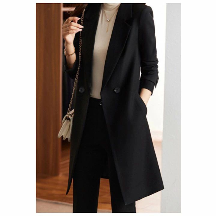 カジュアル スーツ クラシックレディース トレンチ コート 3色×7サイズ セットアップ レディース 秋冬 韓国 おしゃれ おすすめ