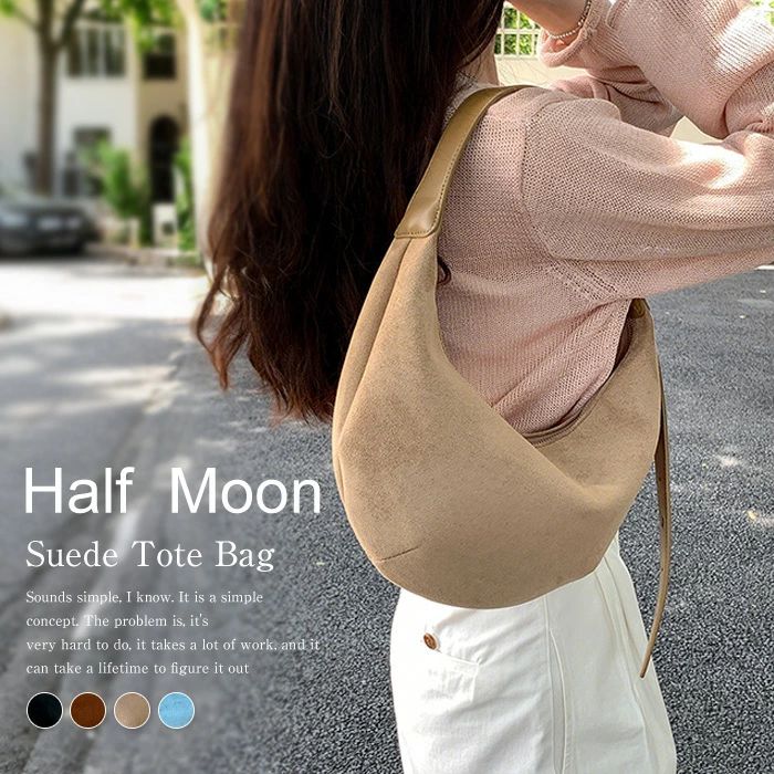 ハンドバッグ レディース 軽量 小さめ ショルダー 2way ショルダーバッグ スエード かばん バッグ ミニバッグ スウェードバッグ(4)