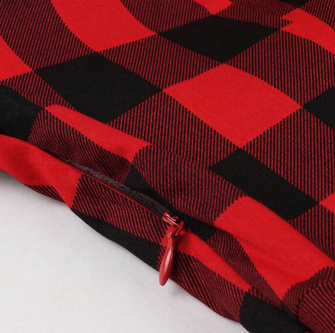 フランス風 レトロドレス 半袖 チェック柄ドレス レディースダンス衣装 大きい裾ドレス シャツカラードレス 膝丈 Aライン 細身ドレス フレアドレス 発表会 謝恩会 個性 学園祭 文化祭 演出服 リボン 赤