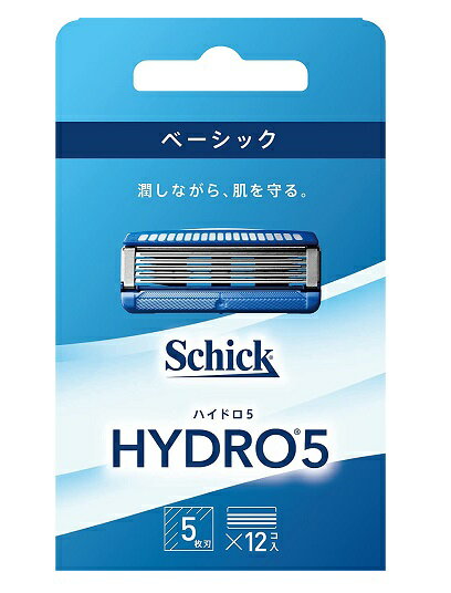 Schick シック ハイドロ5 ベーシック 替刃 12個入【定形外郵便可】 2個以上は宅配便発送