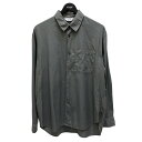 【中古】STILL BY HAND シルク混綾織生地 レギュラーカラーシャツ ロングスリーブシャツ SH05211 チャコール サイズ:46 【160425】(...