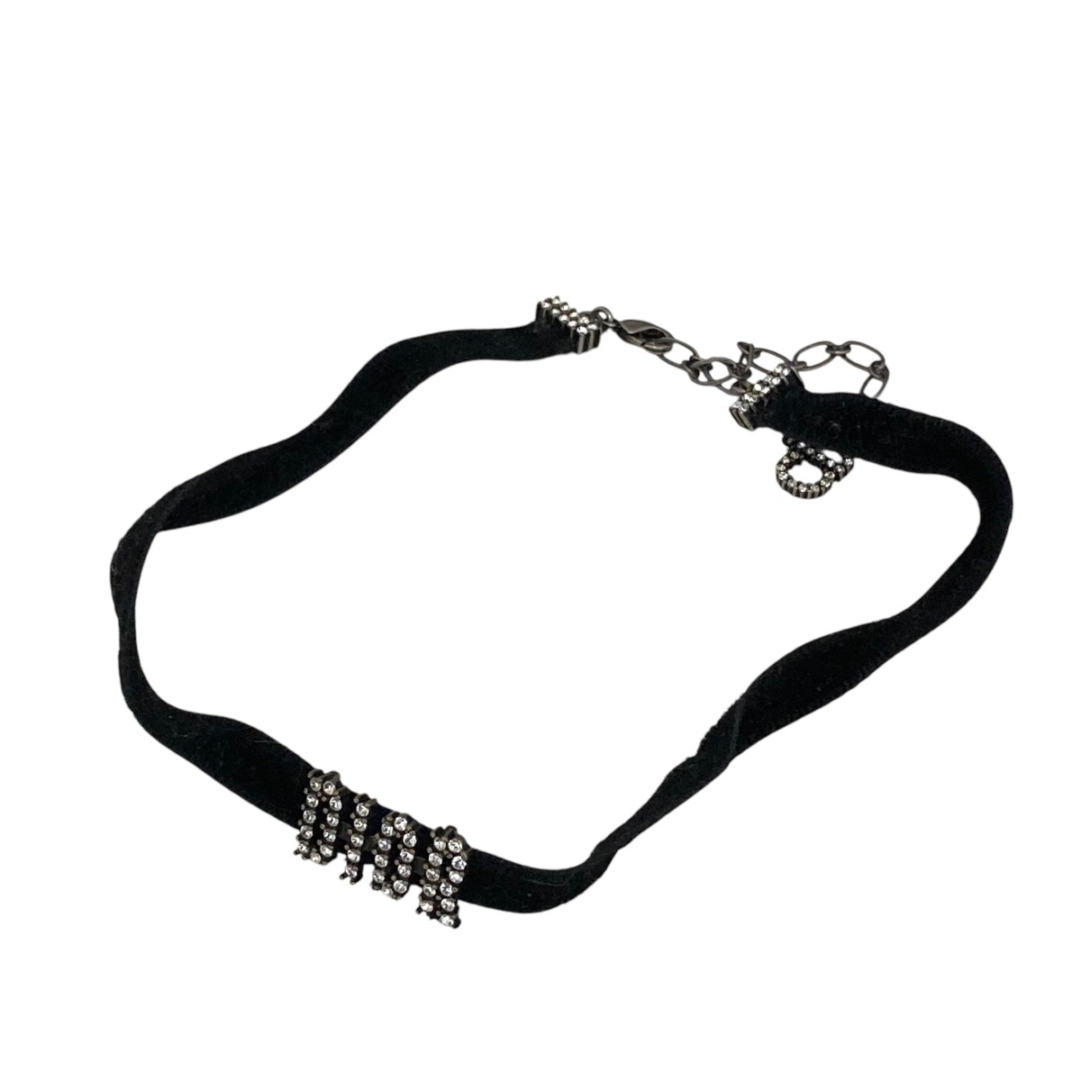 Other - 【中古】DIOR　ロゴ チョーカー ブラック 【160425】（ディオール）
