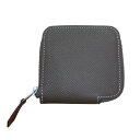 【中古】HERMES アザップ コンパクト ヴォーエプソン コインケース グレージュ サイズ:- 【160425】(エルメス)(4)