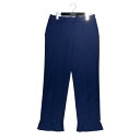 【中古】MSGM フリルパンツ 2241MDP08 ネイビー サイズ:42 【160425】(エムエスジーエム)