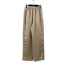 【中古】6(ROKU) BEAUTY&YOUTH NEW SATIN PANTS イージーパンツ 8614-299-0216 ベージュ サイズ:36 【1604...