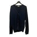 【中古】JOHN SMEDLEY ウールカーディガン ネイビー サイズ:XXL 【160425】(ジョンスメドレー)