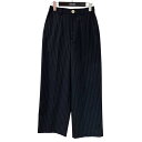 【中古】nagonstans ストライプ柄スラックス 470GA831-0770 ネイビー サイズ:M 【160425】(ナゴンスタンス)