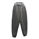 【中古】alexander wang.t ラメスウェットパンツ グレー サイズ:XXS 【170425】(アレキサンダーワンティー)