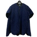 【中古】BOWTEWOOL BOA ROUND HEM BLOUSON ボアラウンドヘムブルゾン ネイビー サイズ:F【価格見直し】