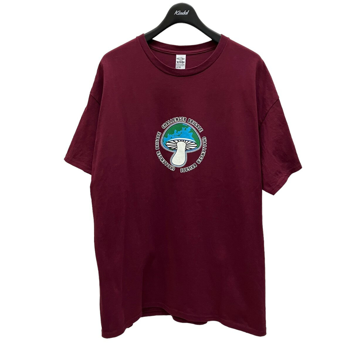 【中古】CHALLENGER SHROOM TEE Tシャツ エンジ サイズ:XL 【170425】(チャレンジャー)