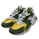 【中古】NIKEAIR HAURACHE スニーカー DD1381-300 オリーブ×イエロー サイズ:28.0cm【価格見直し】