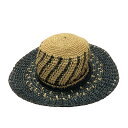 【中古】MAISON N.H PARIS ハット ブラック×ベージュ 【170425】()(4)
