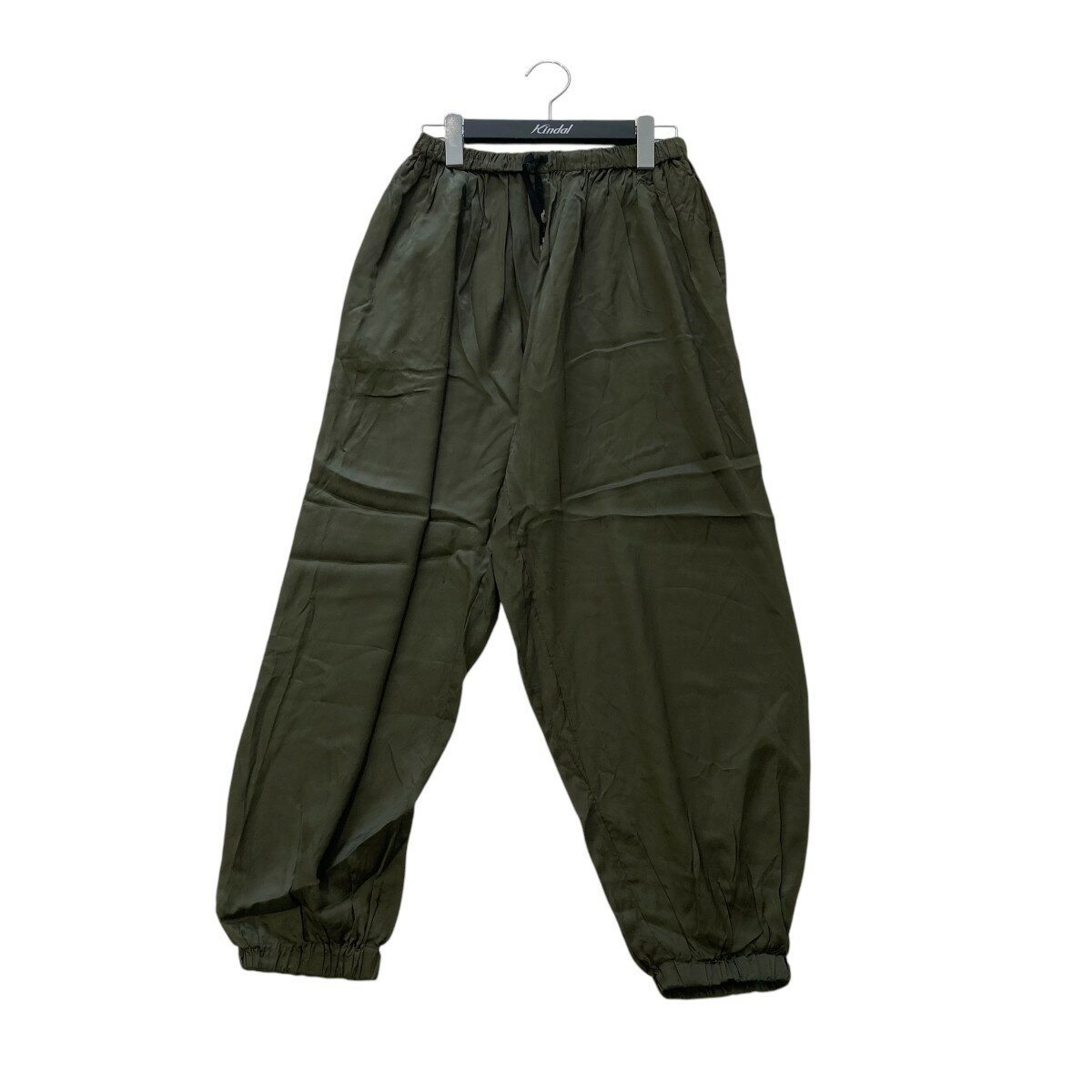 【中古】ayanoguchiayamonpe pants イージーパンツ dress. 33 グリーン サイズ:L【価格見直し】